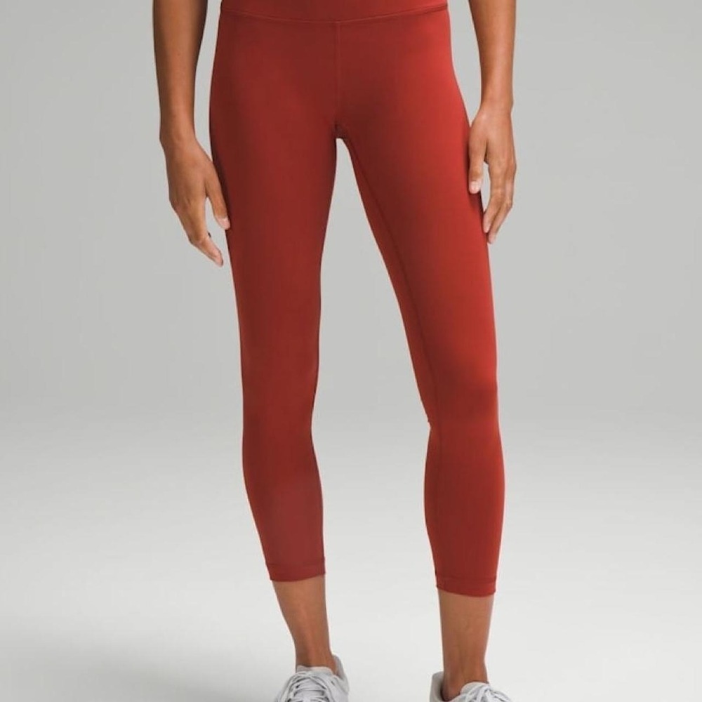 Lululemon Wunder Train High-Rise Tight 27" Leggings in Terra Orange Size 0 W-1